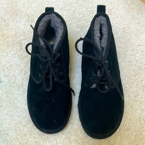 UGG Suede Lace Up Booties